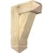 Ekena Millwork Traditional Arts and Crafts Rough Sawn Bracket w/ Offset Brace, Douglas Fir, 8"W x 20"D x 28"H BKT0806X20X28TRA03RDF - alternate 1
